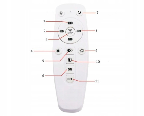 LAMPA LED PLAFON 42W PILOT CZARNY MAT 8828-2BK MIK LAMPA LED PLAFON 42W PILOT CZARNY MAT 8828-2BK MIK
