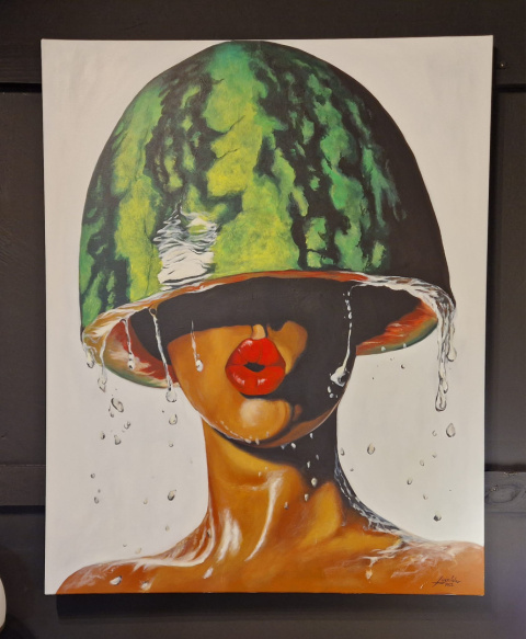 Ręcznie malowany obraz 100 x 80 cm Ręcznie malowany obraz 100 x 80 cm