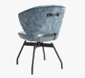 Krzesło obrotowe Xooon Zebu niebieskie
