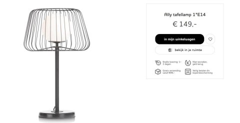 COCO MAISON Lampa stołowa ALLY COCO MAISON Lampa stołowa ALLY