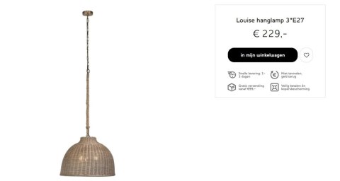 COCO MAISON Lampa wisząca Louise COCO MAISON Lampa wisząca Louise