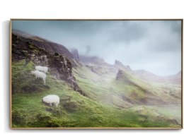 COCO MAISON Obraz szklany Highlands 100x70cm