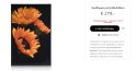 COCO MAISON Obraz szklany Sunflower 90x140cm