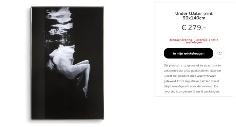 COCO MAISON Obraz szklany Under water 90x140cm COCO MAISON Obraz szklany Under water 90x140cm