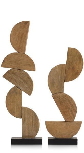 COCOmaison Figurka drewniana Stacked wys. 59cm COCOmaison Figurka drewniana Stacked wys. 59cm