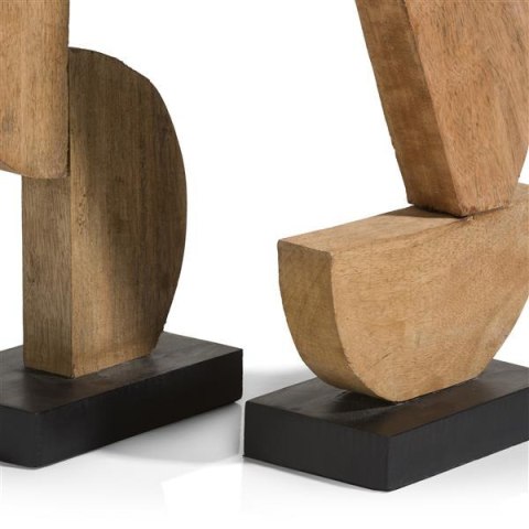 COCOmaison Figurka drewniana stacked wys. 77cm COCOmaison Figurka drewniana stacked wys. 77cm