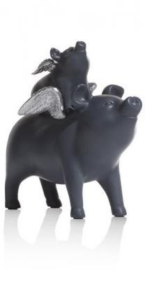 COCOmaison Figurka piggy family wys. 20cm