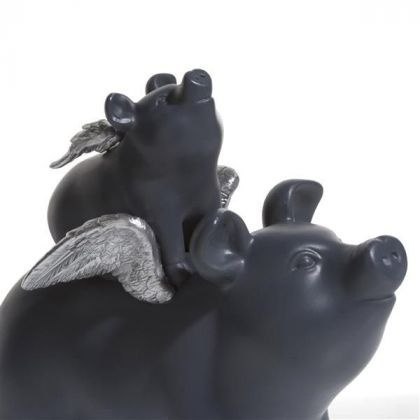 COCOmaison Figurka piggy family wys. 20cm COCOmaison Figurka piggy family wys. 20cm