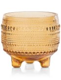 COCOmaison Podgrzewacz szklany Annie, wys. 13 cm pomarańczowy