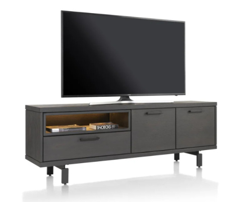 Szafka RTV Henders& Hazel Ridgefield 170 cm onyx Szafka RTV Henders& Hazel Ridgefield 170 cm onyx