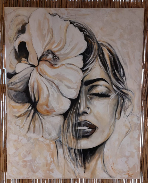 Ręcznie malowany obraz 120 x 95 cm Ręcznie malowany obraz 120 x 95 cm