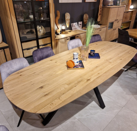 Stoł dębowy Xooon Odda 260x 110 cm natural Stoł dębowy Xooon Odda 260x 110 cm natural