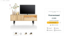 [na zamówienie] Szafka RTV Homestead 180 cm Henders& Hazel