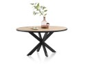 Stół Avalox 130 x 110 cm driftwood/vitage oak centralna noga