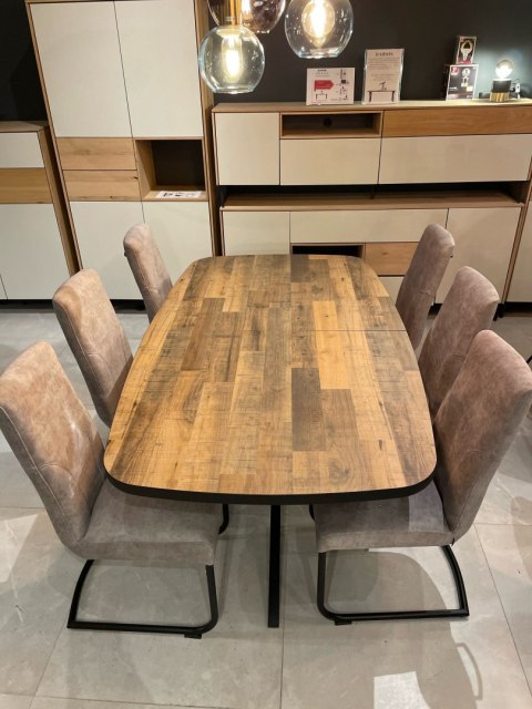 Stół H&H Avalox 190 + 60 x 110 cm centralna noga driftwood Stół H&H Avalox 190 + 60 x 110 cm centralna noga driftwood