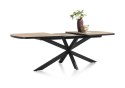 Stół H&H Avalox 190 + 60 x 110 cm centralna noga vintage oak