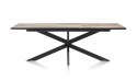 Stół H&H Avalox/ Avalon 160 + 50 x 98 cm driftwood centralna noga