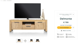 Szafka RTV Delmonte 170 cm Henders& Hazel defekt (T)