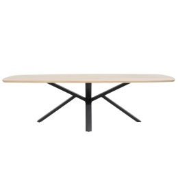 (K, od ręki) Stół Xooon Arvada 250 x 110 cm Oval lity dąb