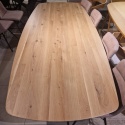 (K, od ręki) Stół Xooon Arvada 250 x 110 cm Oval lity dąb