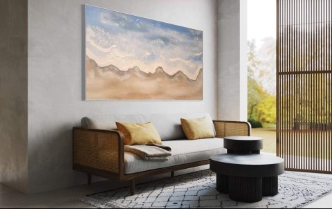 "Muriel" 80 x 150 cm. Obraz akrylowy z elementami 3d. [K/wyprzedaz50%]