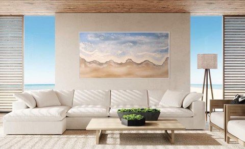 "Muriel" 80 x 150 cm. Obraz akrylowy z elementami 3d. [K/wyprzedaz50%]