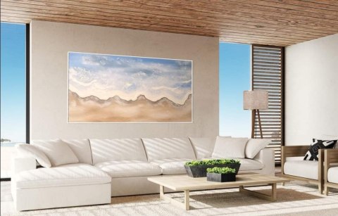 "Muriel" 80 x 150 cm. Obraz akrylowy z elementami 3d. [K/wyprzedaz50%]