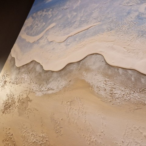 "Muriel" 80 x 150 cm. Obraz akrylowy z elementami 3d. [K/wyprzedaz50%]