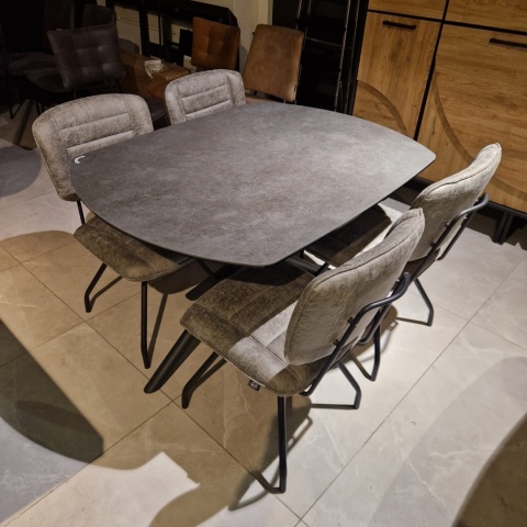 [na zmówienie] Stół Henders& Hazel Preston 120+ (2x 30) x 90 cm ceramika