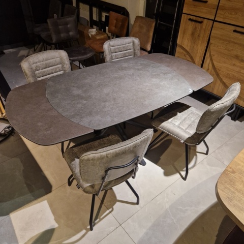 [na zmówienie] Stół Henders& Hazel Preston 120+ (2x 30) x 90 cm ceramika