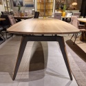 (R, od ręki) Stół Xooon Arvada 250 x 110 cm Oval lity dąb