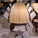 (R, od ręki) Stół Xooon Arvada 250 x 110 cm Oval lity dąb