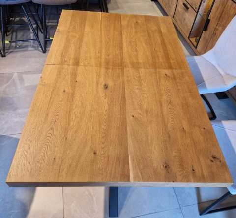 (K, od ręki) Rozkładany stół Metalox 140 + 50 x 90 cm centralna noga (K, od ręki) Rozkładany stół Metalox 140 + 50 x 90 cm centralna noga