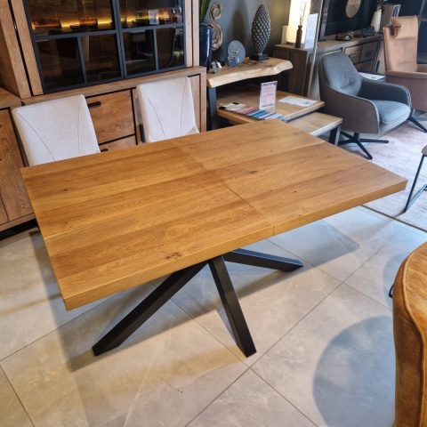 (K, od ręki) Rozkładany stół Metalox 140 + 50 x 90 cm centralna noga (K, od ręki) Rozkładany stół Metalox 140 + 50 x 90 cm centralna noga