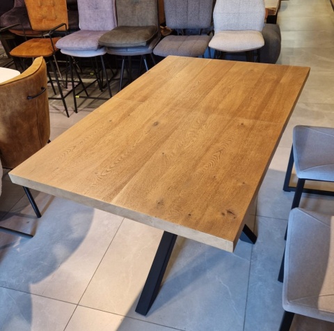 (K, od ręki) Rozkładany stół Metalox 140 + 50 x 90 cm centralna noga (K, od ręki) Rozkładany stół Metalox 140 + 50 x 90 cm centralna noga