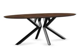 Stół Xooon Masura 180 x 100 cm elipsa roast