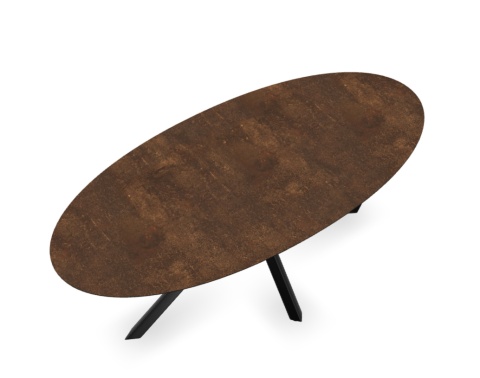 Stół Xooon Masura 180 x 100 cm elipsa roast Stół Xooon Masura 180 x 100 cm elipsa roast