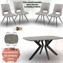 Zestaw stół MASURA Xooon 150 x 105 cm i 4 krzesła Fiesta