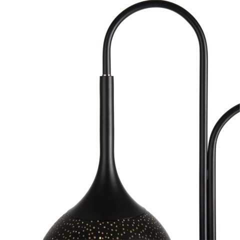 [na zamówienie] Lampa Podłogowa Perforowana ARJEN Czarno-Złota COCO Maison