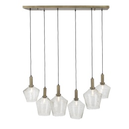 [na zamówienie] Lampa wisząca Amy 110 cm – Gold – Coco Maison