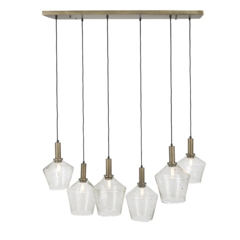 [na zamówienie] Lampa wisząca Amy 110 cm – Gold – Coco Maison