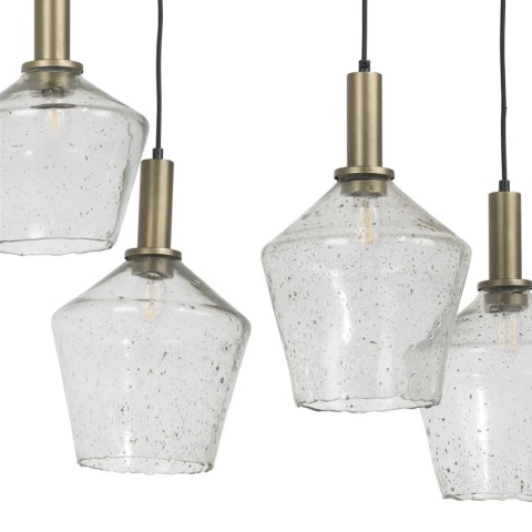 [na zamówienie] Lampa wisząca Amy 110 cm – Gold – Coco Maison