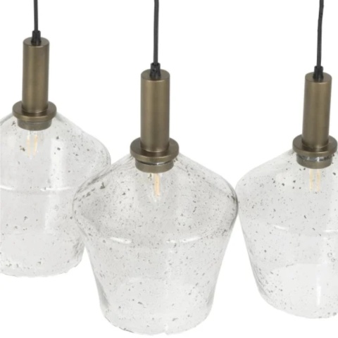 [na zamówienie] Lampa wisząca Amy 110 cm – Gold – Coco Maison