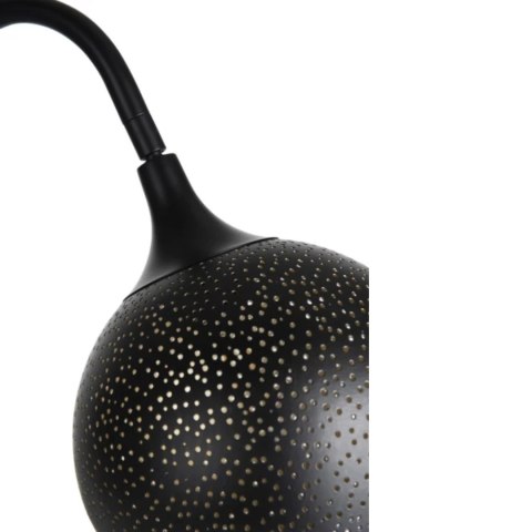 [na zamówienie] Lampa Stołowa Perforowana ARJEN Czarno-Złota COCO Maison