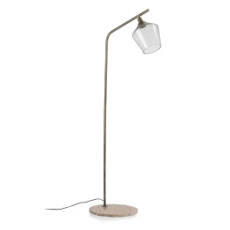 [na zamówienie] Lampa podłogowa Amy 165 cm – Gold – Coco Maison