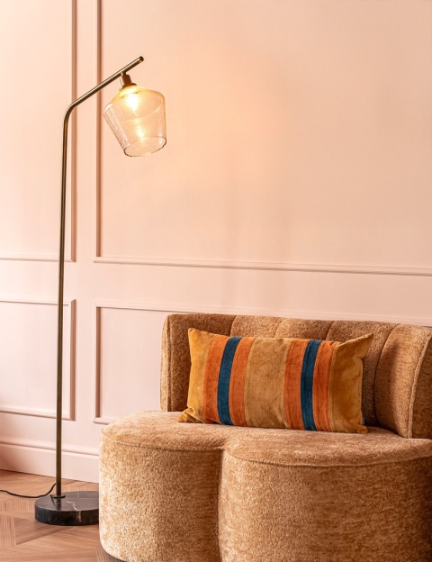 [na zamówienie] Lampa podłogowa Amy 165 cm – Gold – Coco Maison