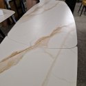 DEFEKT #3 Stół rozkładany Xooon Montello 200 + 2 x 50 cm x 100 cm ceramika na szkle hartowanym