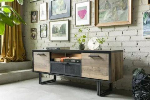 (K) Szafka RTV 150 cm H&H Avalon/ Avalox driftwood (K) Szafka RTV 150 cm H&H Avalon/ Avalox driftwood