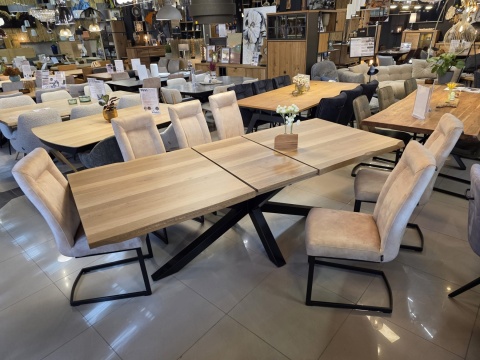 Zestaw stół H&H Metalox 190+ 50 x 100 cm + komplet krzeseł Zestaw stół H&H Metalox 190+ 50 x 100 cm + komplet krzeseł