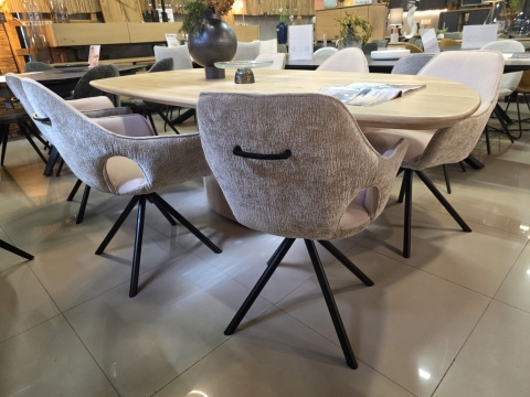 Zestaw stół PALMA 240 x 120 cm + 6 krzeseł INAYA Zestaw stół PALMA 240 x 120 cm + 6 krzeseł INAYA